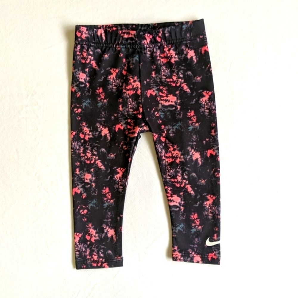 nike abstract print dri-fit sporty leggings 12 months baby girl